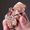 Baryte with Pyrite on Calcite - image 2