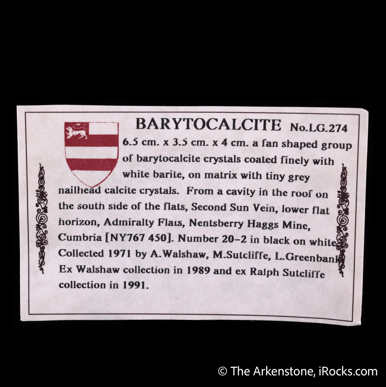 Barytocalcite with Calcite - image 4