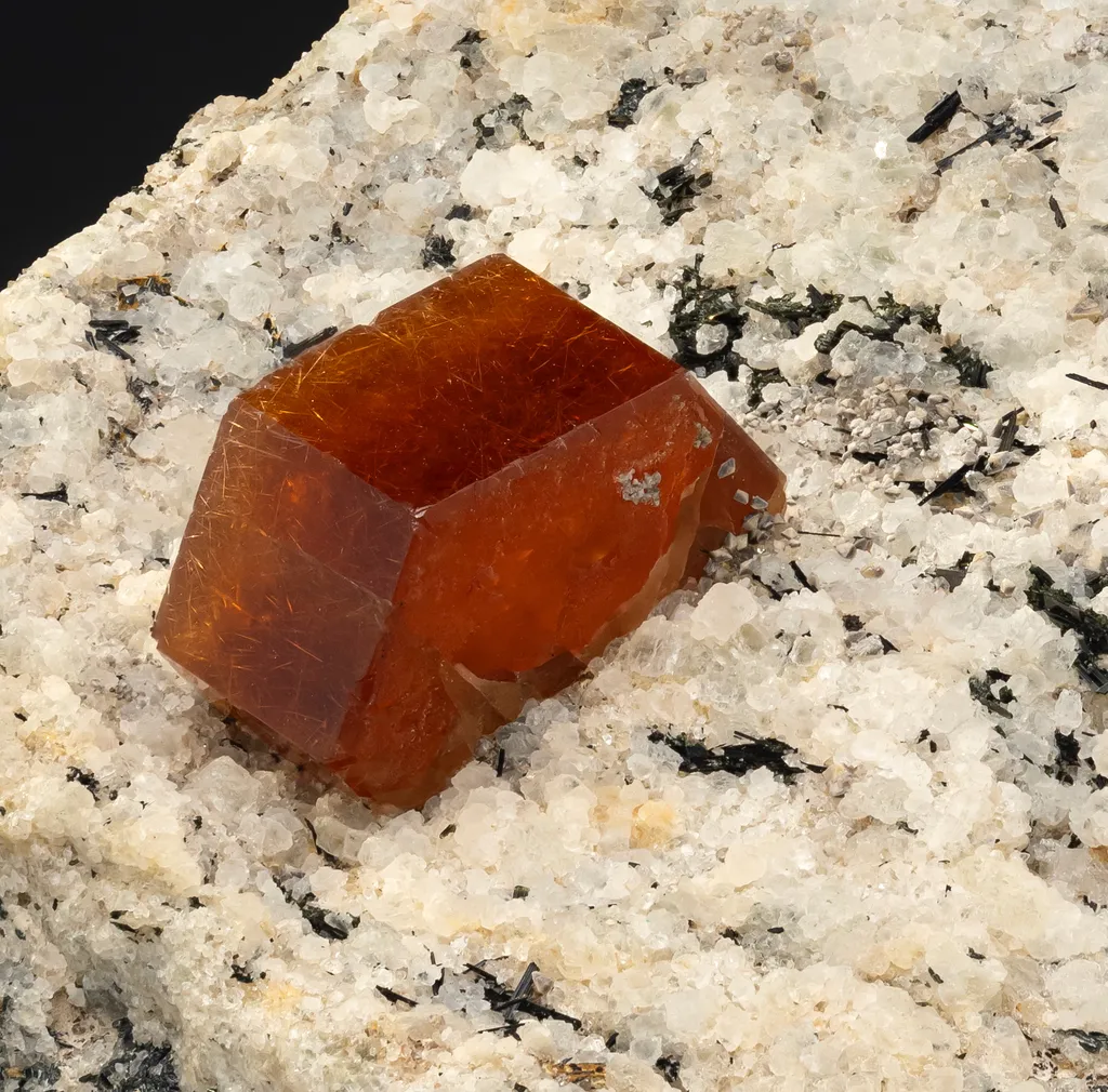 Bastnäsite- (Ce) with Rutile inclusions - image 2