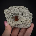 Bastnasite on granite matrix - image 2
