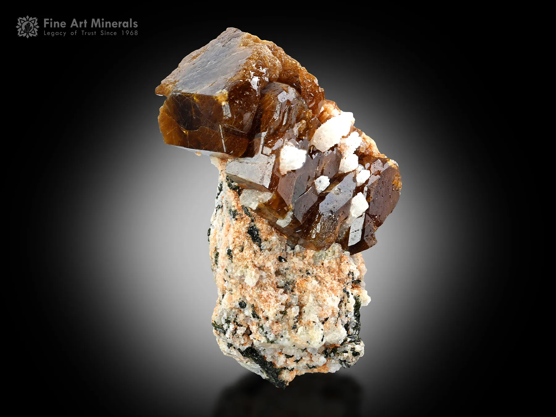 Bastnasite on Matrix from Zagi Pakistan - image 1