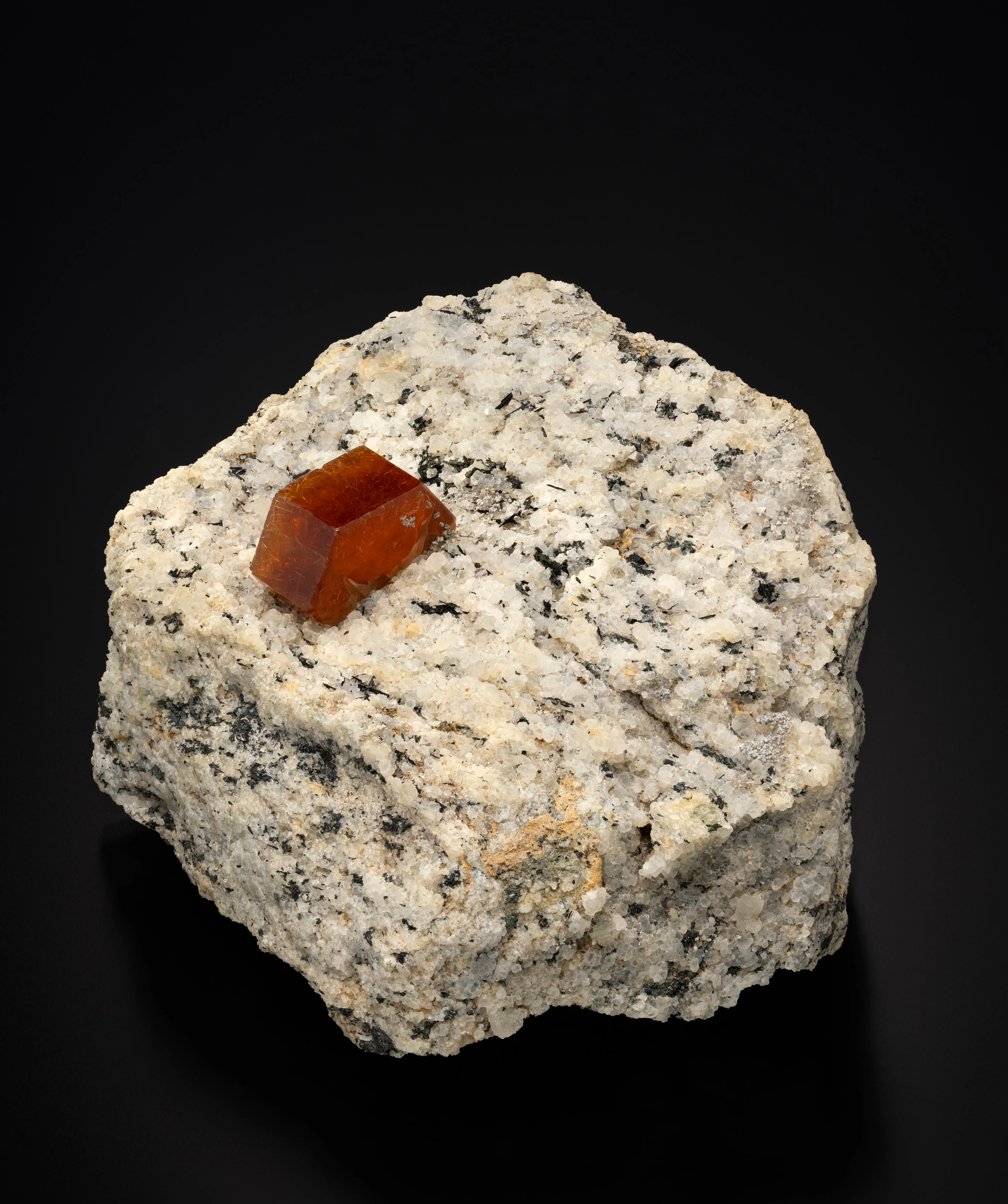 Bastnäsite- (Ce) with Rutile inclusions - image 1