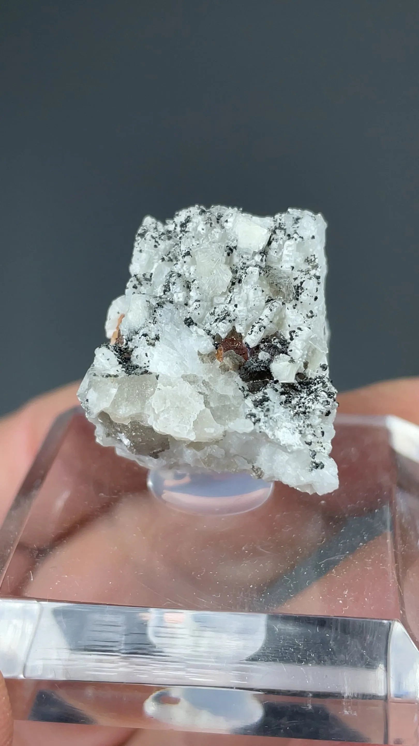 Bavenite with Quartz, Chlorite, Helvite - image 2