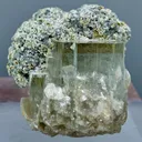 Beautiful Aquamarine Matrix On Muscovite Specimen 20.64 G  Pakistan, Gilgit-Baltistan, Nagar District, Nagar - image 2