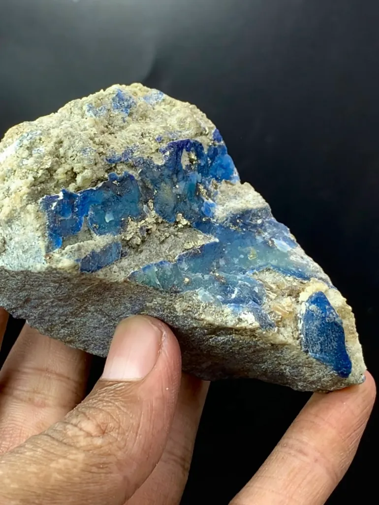 Beautiful Natural Afghanite Specimen With Pyrite On Matrix, Raw Afghanite, Afghanite Crystal, Pyrite, Minerals Specimen From Afghanistan - image 6