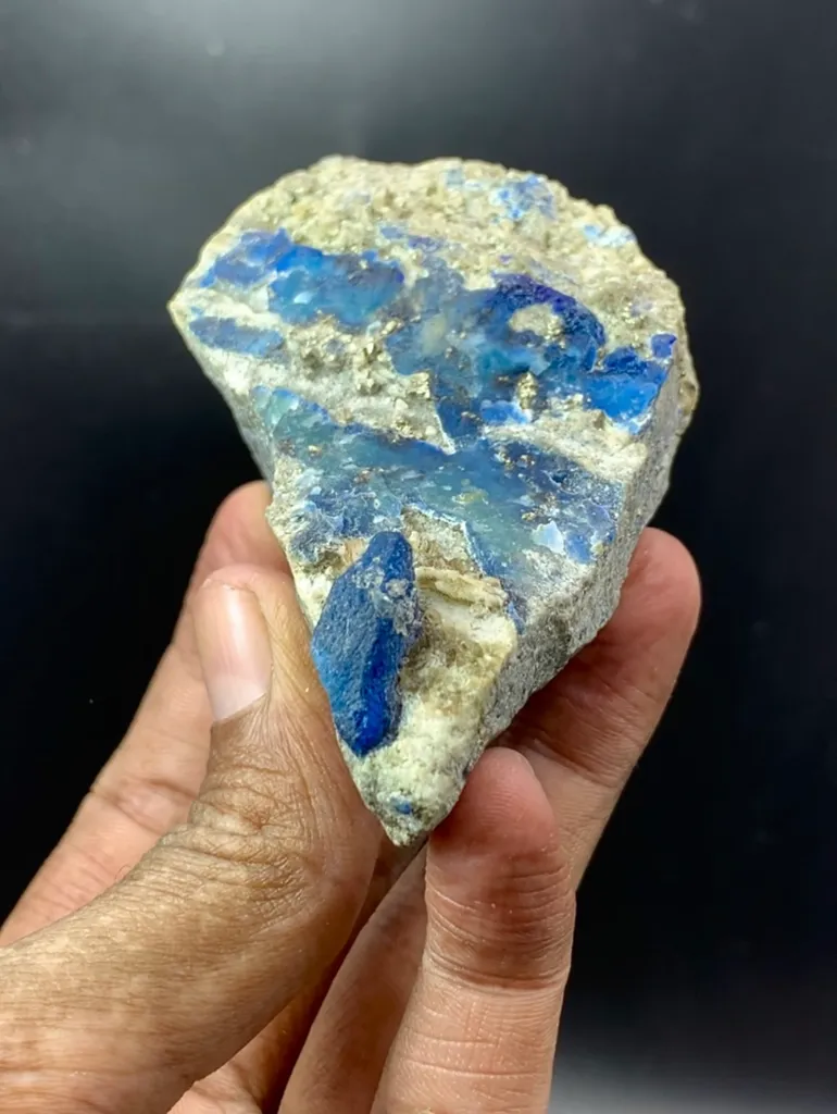 Beautiful Natural Afghanite Specimen With Pyrite On Matrix, Raw Afghanite, Afghanite Crystal, Pyrite, Minerals Specimen From Afghanistan - image 8