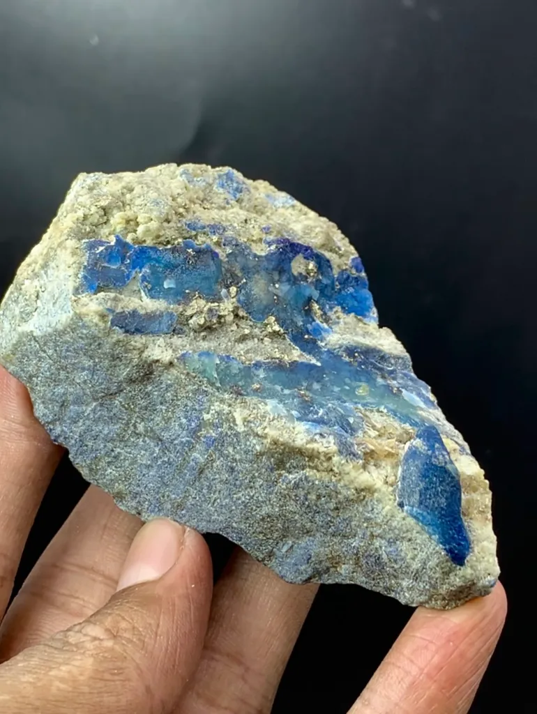 Beautiful Natural Afghanite Specimen With Pyrite On Matrix, Raw Afghanite, Afghanite Crystal, Pyrite, Minerals Specimen From Afghanistan - image 5