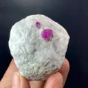 Beautiful Natural Pink Ruby Crystals On Matrix, Ruby Specimen, Raw Ruby, Rare Ruby, Ruby Gemstone, Minerals Specimen From Afghanistan - image 2