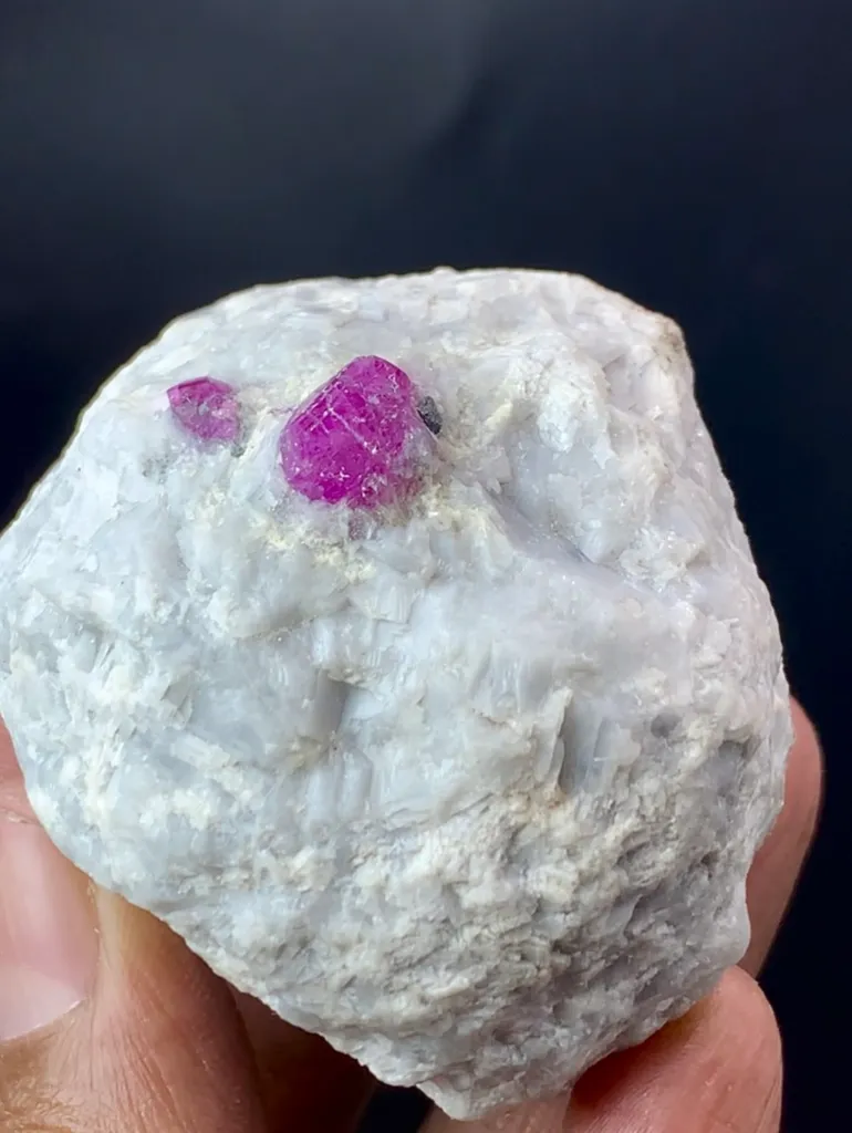 Beautiful Natural Pink Ruby Crystals On Matrix, Ruby Specimen, Raw Ruby, Rare Ruby, Ruby Gemstone, Minerals Specimen From Afghanistan - image 9