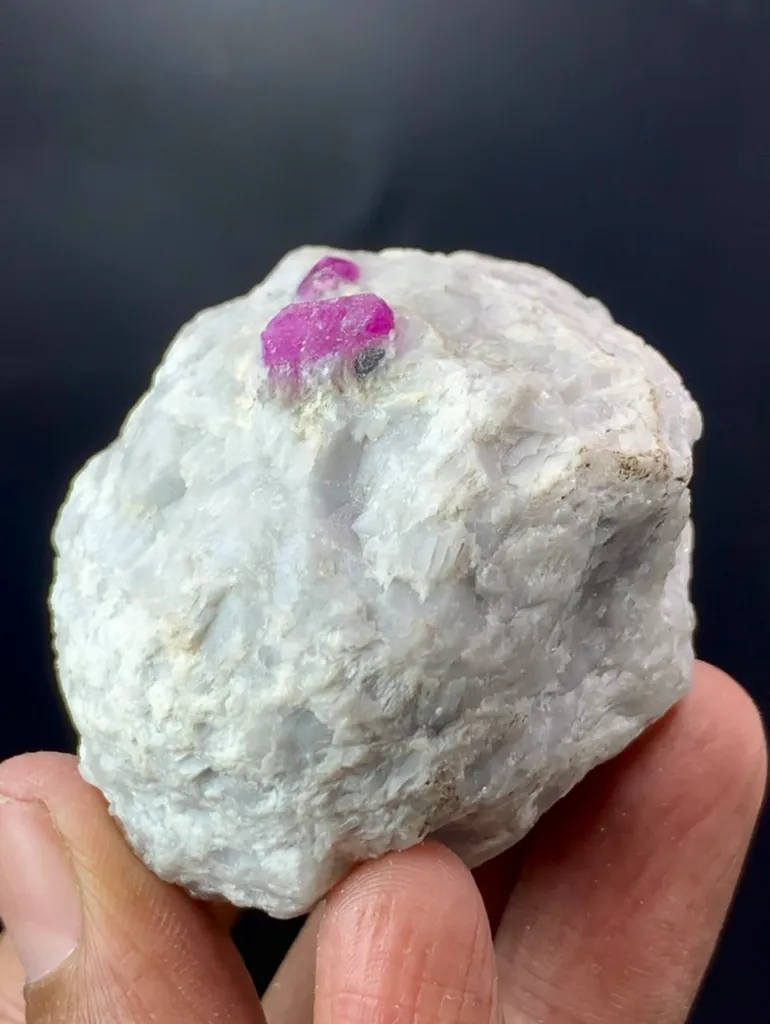 Beautiful Natural Pink Ruby Crystals On Matrix, Ruby Specimen, Raw Ruby, Rare Ruby, Ruby Gemstone, Minerals Specimen From Afghanistan - image 6