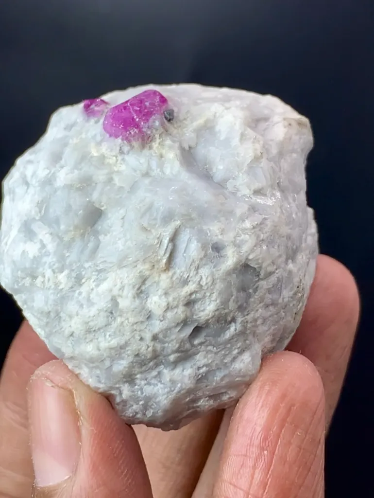 Beautiful Natural Pink Ruby Crystals On Matrix, Ruby Specimen, Raw Ruby, Rare Ruby, Ruby Gemstone, Minerals Specimen From Afghanistan - image 8