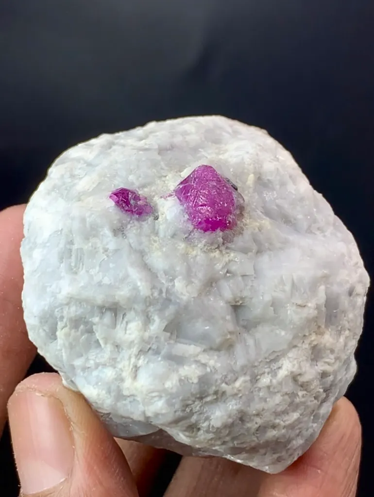 Beautiful Natural Pink Ruby Crystals On Matrix, Ruby Specimen, Raw Ruby, Rare Ruby, Ruby Gemstone, Minerals Specimen From Afghanistan - image 7