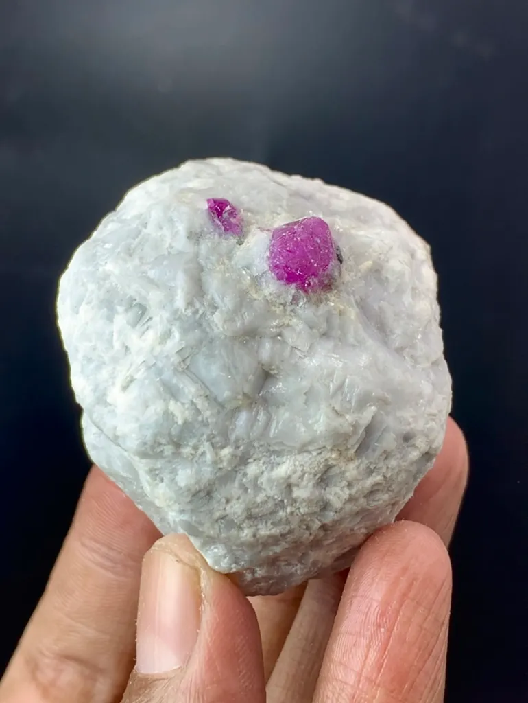 Beautiful Natural Pink Ruby Crystals On Matrix, Ruby Specimen, Raw Ruby, Rare Ruby, Ruby Gemstone, Minerals Specimen From Afghanistan - image 4