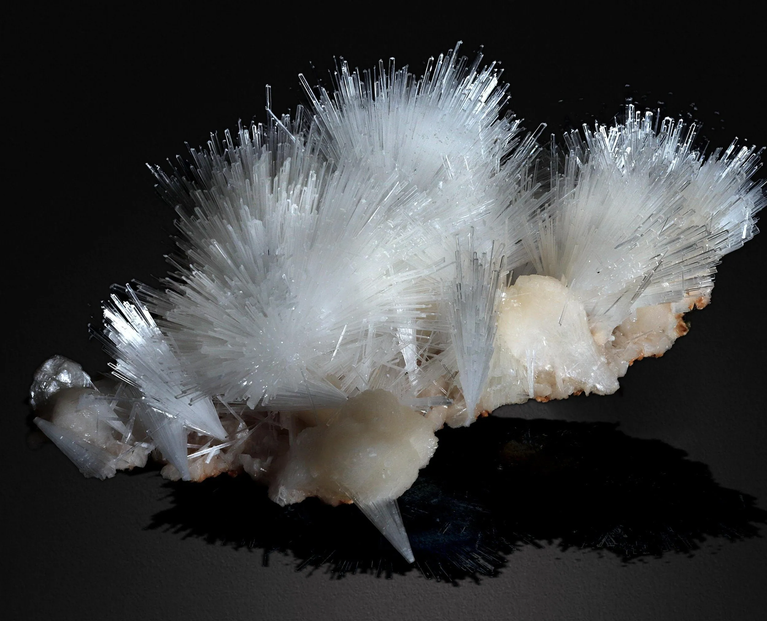 Beautiful Scolecite Spray Formation With Stilbite - image 3