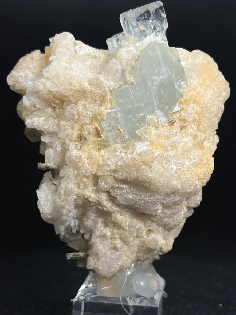 Beautiful specimen of Aquamarine combined mica and matrix from Pakistan - image 4