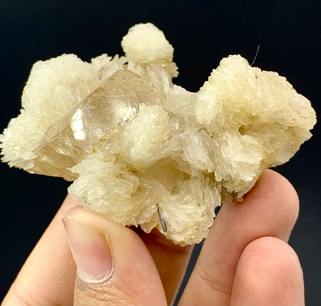Beautiful Topaz Matrix Have Cleavelandite (Albite) From Pakistan, 58.77G, Gilgit-Baltistan, Skardu District image