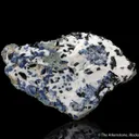 Benitoite and Neptunite with Natrolite - image 1