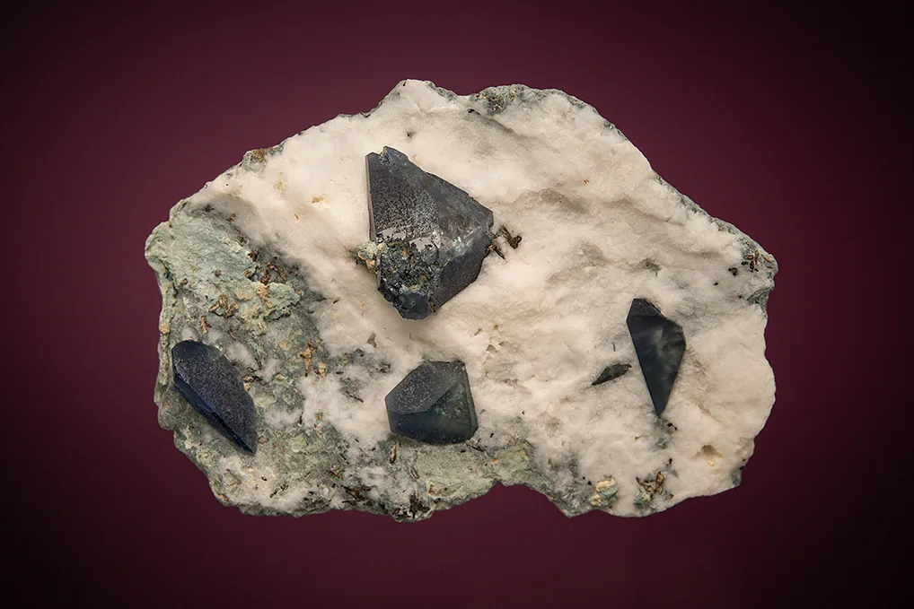 Benitoite from San Benito County, California, USA image