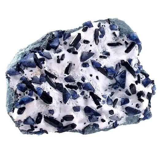 Benitoite, Neptunite image