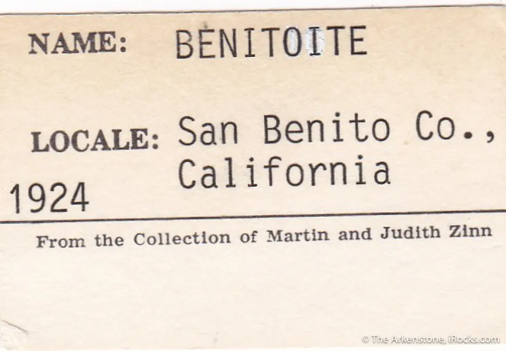 Benitoite on Natrolite - image 7