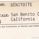 Benitoite on Natrolite - image 7