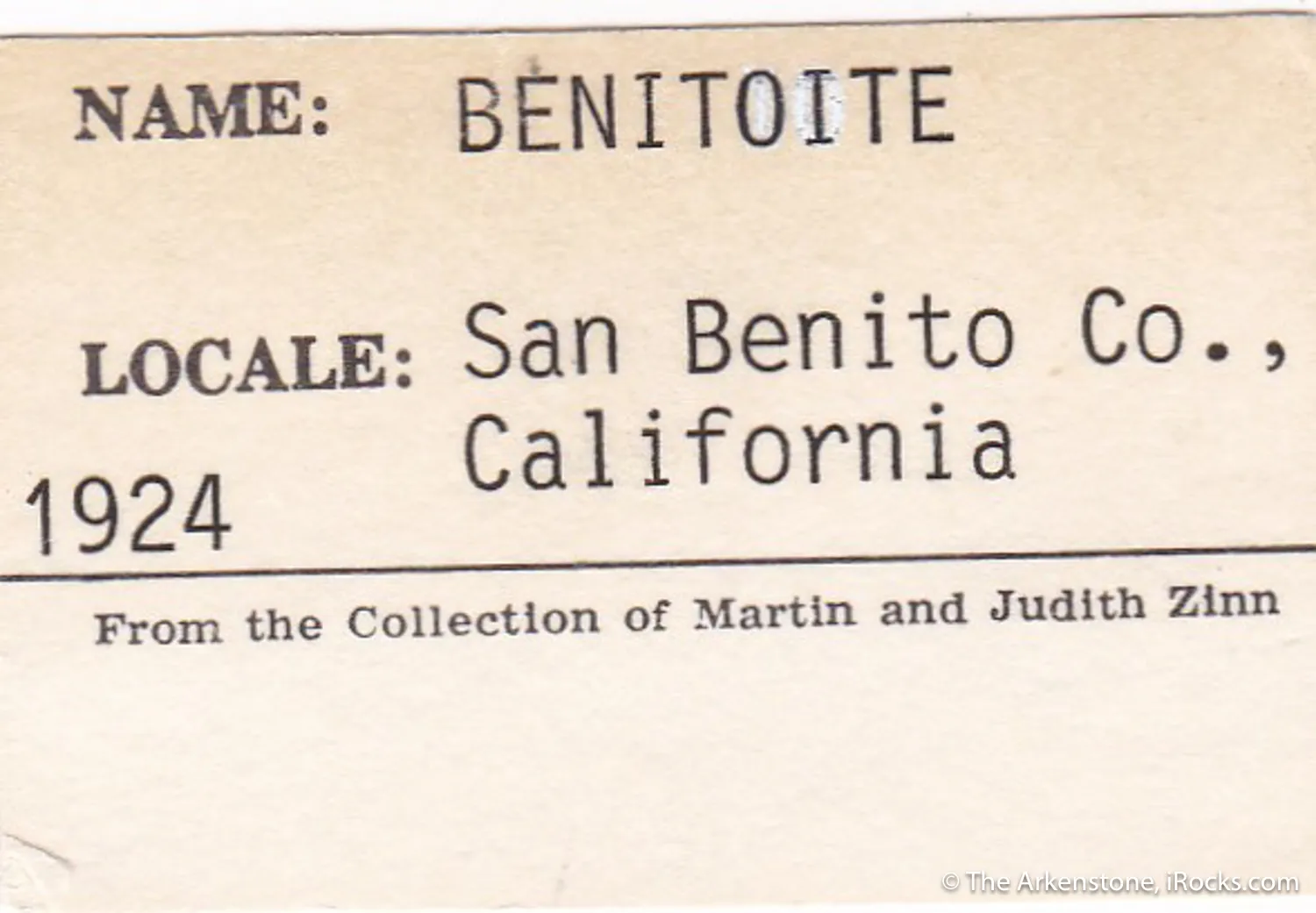 Benitoite on Natrolite - image 7