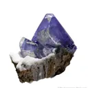 Benitoite on Natrolite - image 4