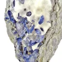 Benitoite on Natrolite - image 3