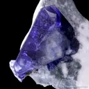 Benitoite on Natrolite - image 5