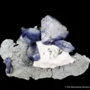 Benitoite with Natrolite - image 4