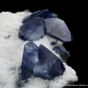 Benitoite with Natrolite - image 6