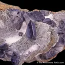 Benitoite with Natrolite - image 4