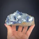 Benitoite with Natrolite - image 1