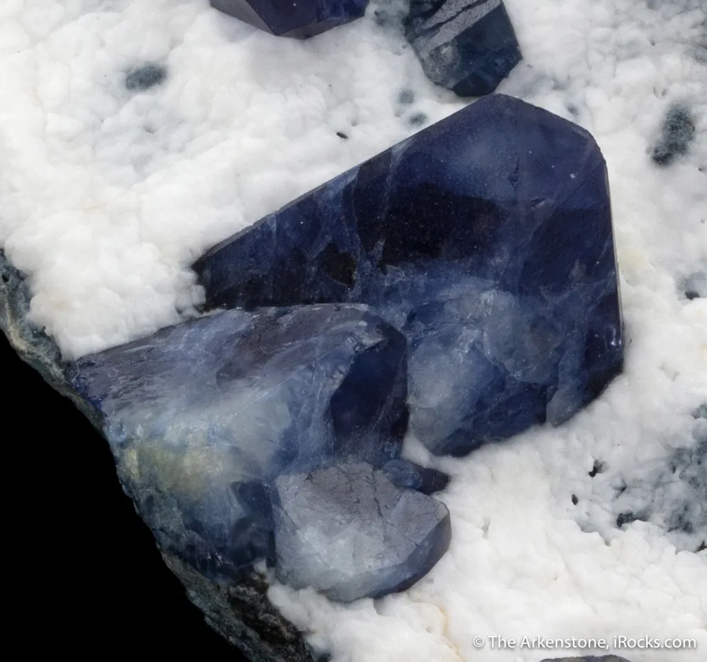 Benitoite with Natrolite - image 2