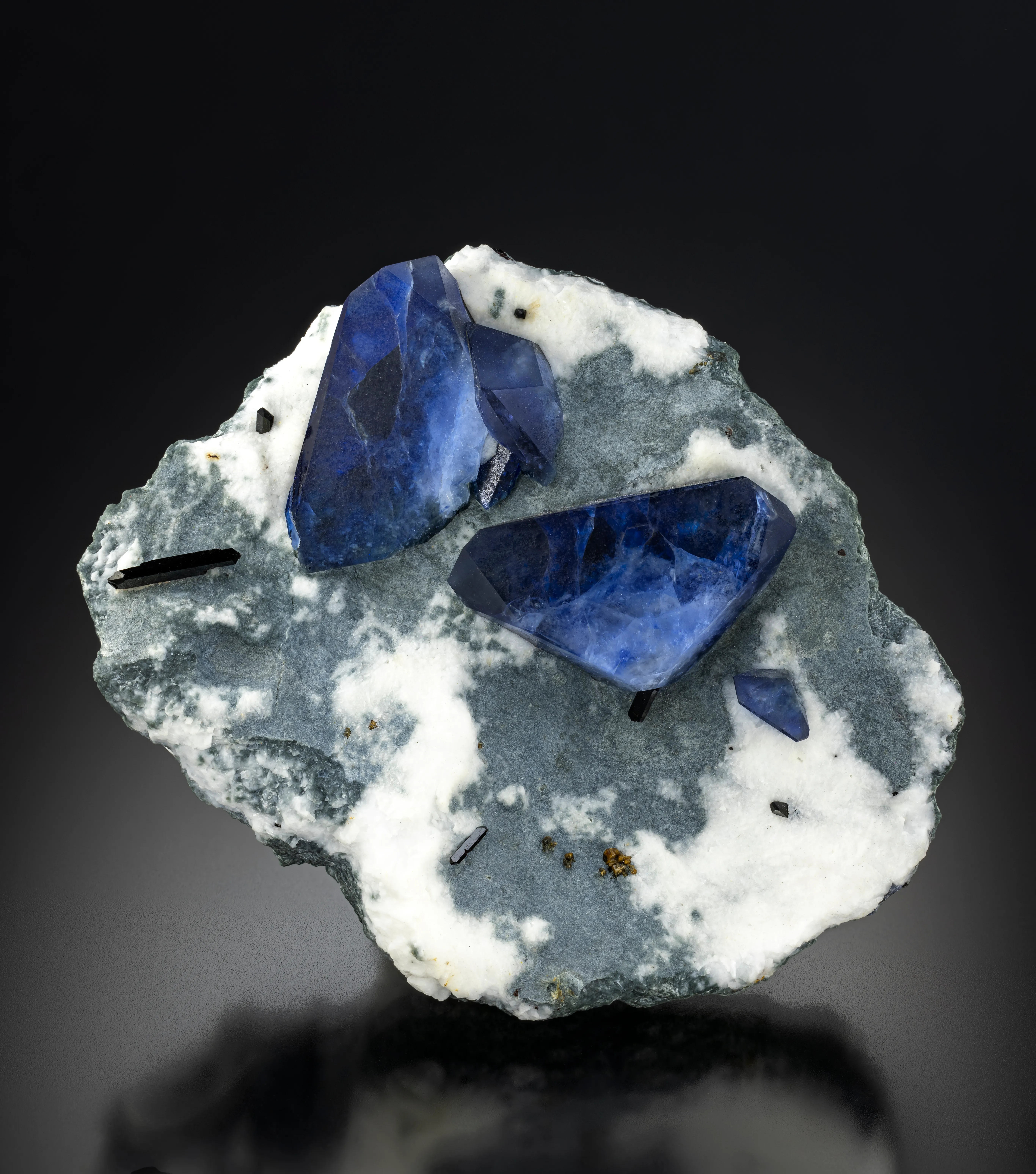 Benitoite with Neptune & Joaquinite - image 1