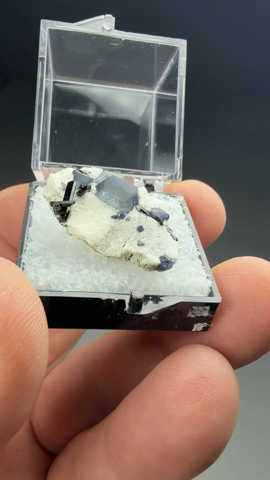 Benitoite with Neptunite - image 2