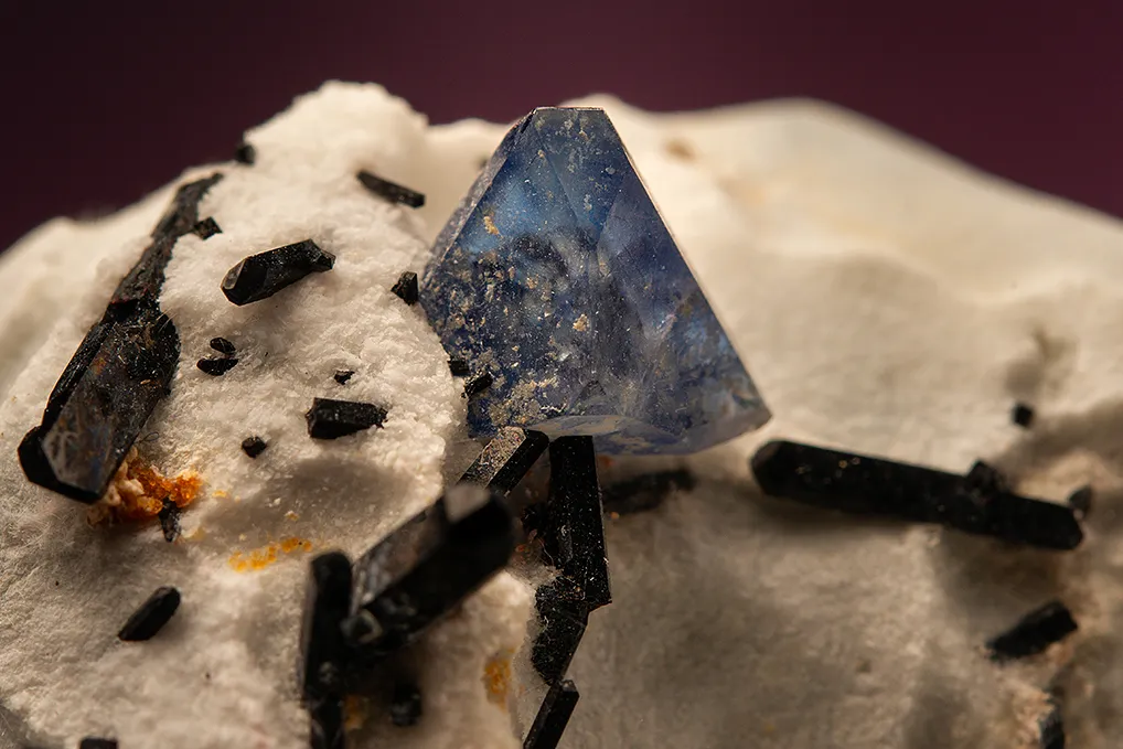 Benitoite with Neptunite - image 2