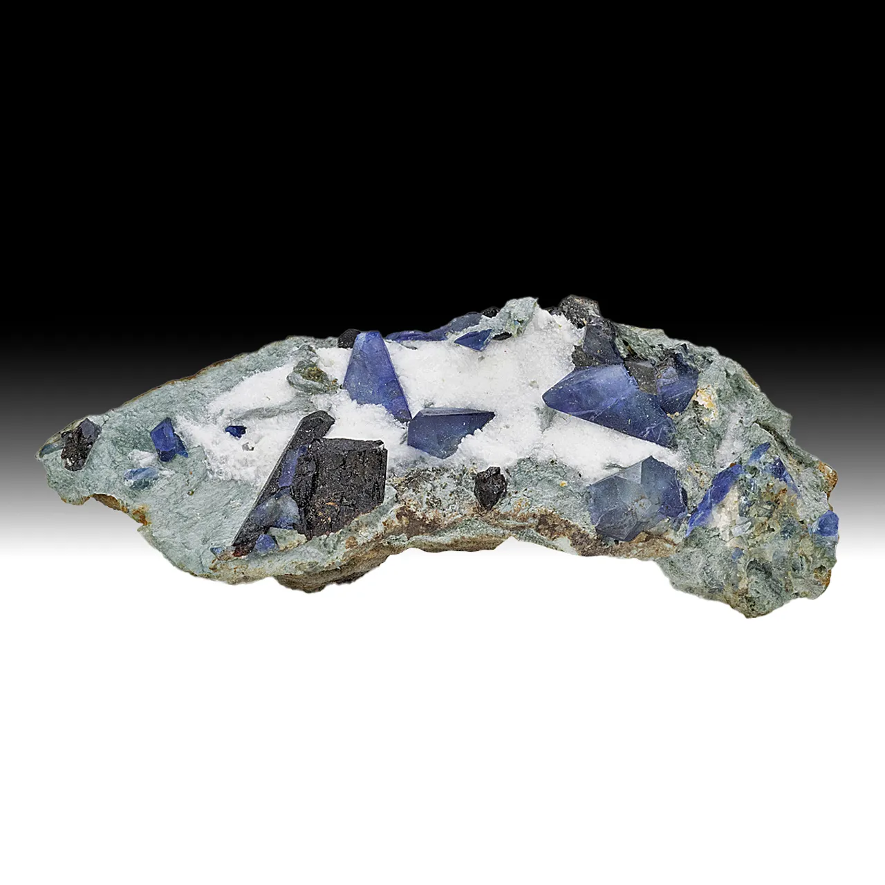 Benitoite with Neptunite - image 1