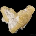 Benstonite on Alstonite ps. After Calcite - image 2