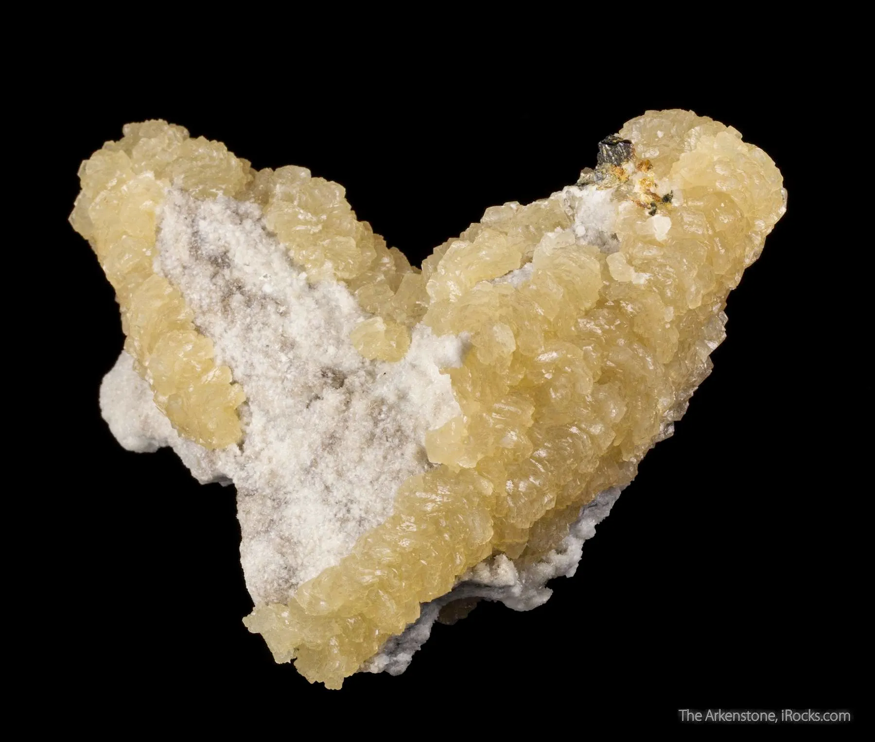 Benstonite on Alstonite ps. After Calcite - image 2