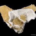 Benstonite on Alstonite ps. After Calcite - image 3