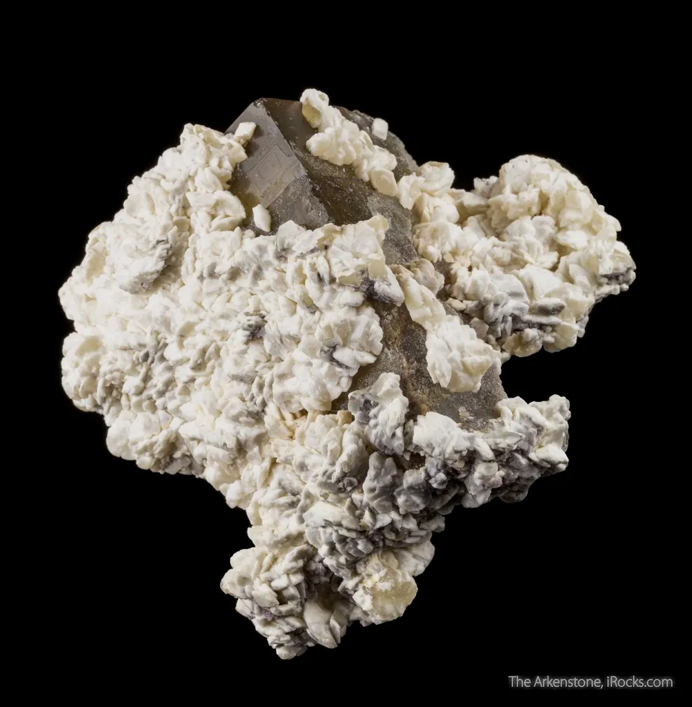 Benstonite on Fluorite - image 4
