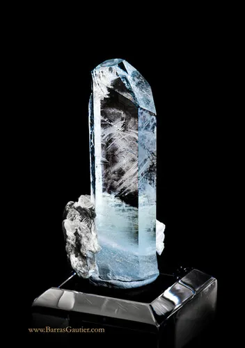 Beryl Aquamarine - Muscovite - Orthoclase image