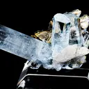 Beryl Aquamarine - Muscovite - Orthoclase - image 2