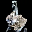 Beryl Aquamarine - Muscovite- Orthoclase- Tourmaline- Quartz - image 1