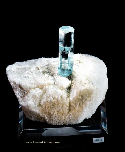 Beryl Aquamarine - Orthoclase image