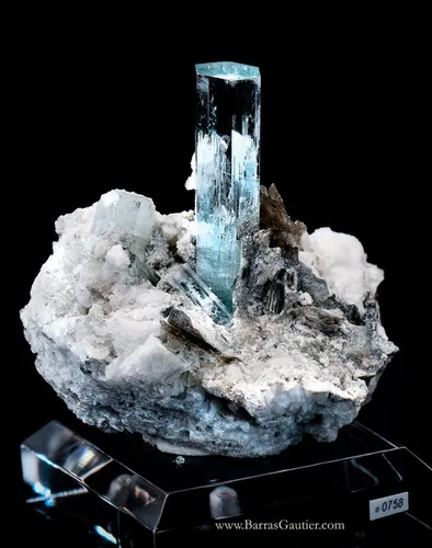 Beryl Aquamarine - Orthoclase - image 2