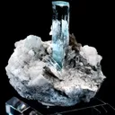 Beryl Aquamarine - Orthoclase - image 2