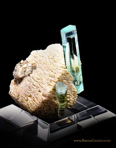 Beryl Aquamarine - Orthoclase - image 2