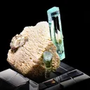 Beryl Aquamarine - Orthoclase - image 2